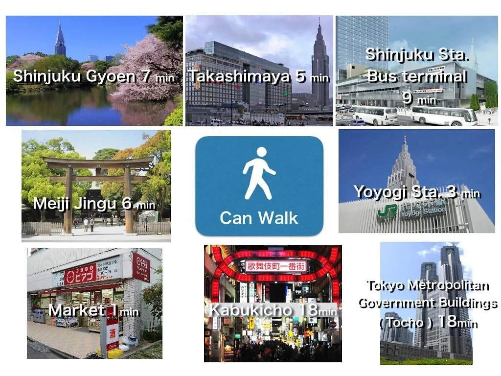 東京都【Great Location!】Near Shinjuku Sta./Simmons#201アパートメント 東京都